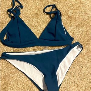 BRAND NEW navy blue SHEIN bathing suit